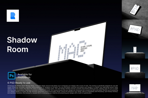 Device Mockup - Shadow Room Mockup Series