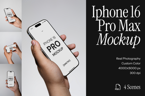 Iphone 16 Pro Max Mockup