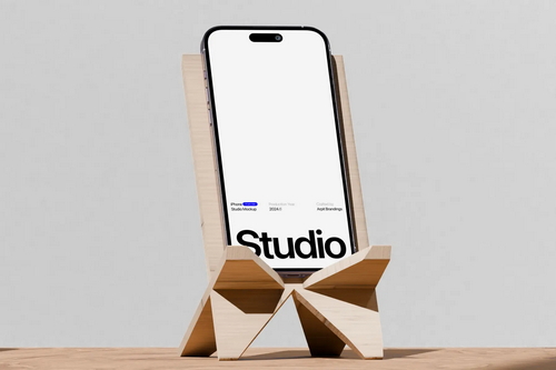 Animated Studio iPhone Mockup
