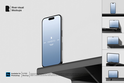 Device Mockup Top Shelf