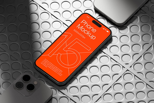 iPhone 15 - App Presentation Mockup