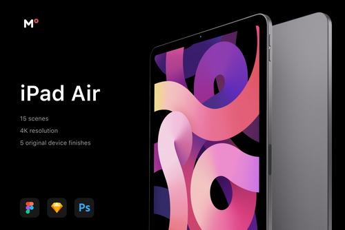 iPad Air 5th Generation Mockups Scenes