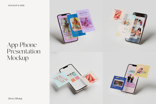 App Phone Presentation Mockup