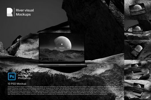 Device Mockup - Moon Mockup Series