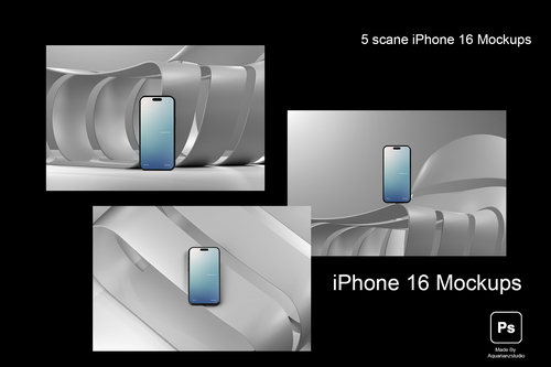 iphone 16 mockup scane