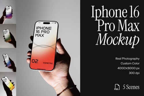 Iphone 16 Pro Max Mockup