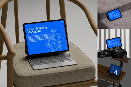 iPad Mockup Bundle (Basic Branding Mockup Kit)