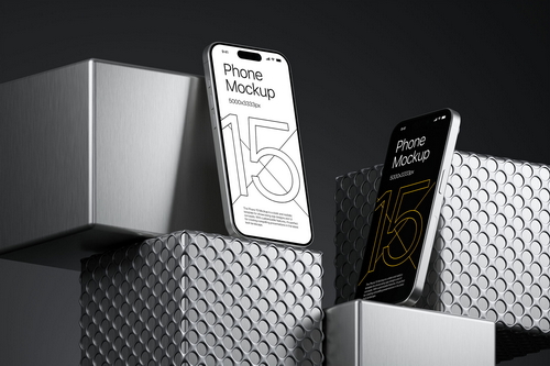 iPhone 15 - App Presentation Mockup