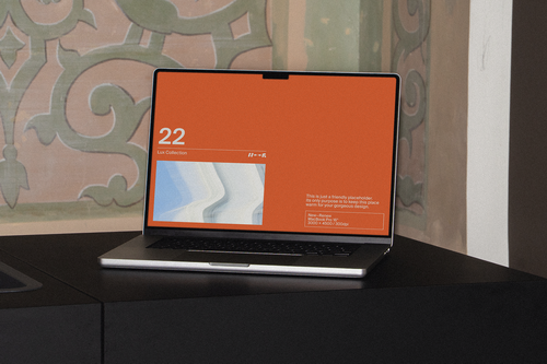 Vintage MacBook Pro Mockup — LUX-22