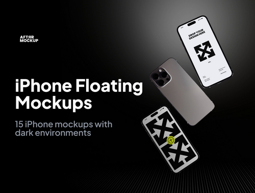 iPhone Floating Mockups