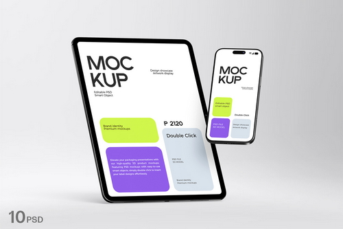 iPad Pro and iPhone Mockup