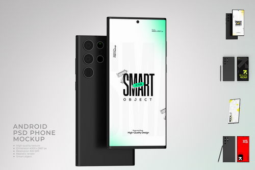 Android App Phone Screen Mockup