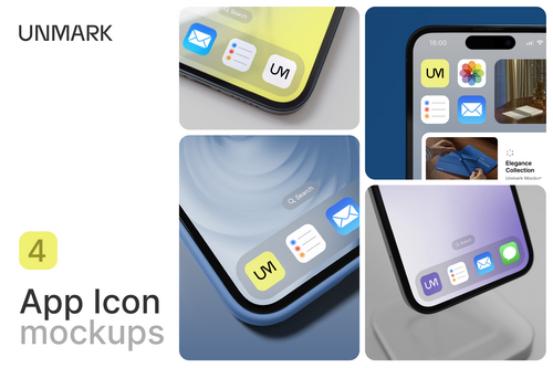 iOS App Icon — Mockups