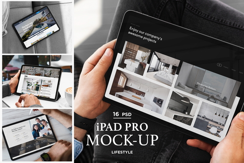 iPad Pro Responsive Mock-Up