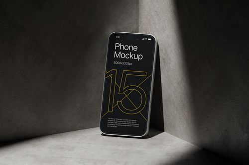 iPhone 15 - App Presentation Mockup
