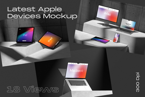 Apple Devices Mockup Collection