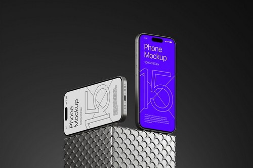 iPhone 15 - App Presentation Mockup