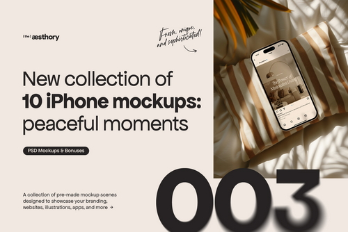 10 iPhone Mockups: Peaceful Moments