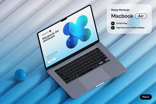 Notsy - Macbook Air Mockups Part.1