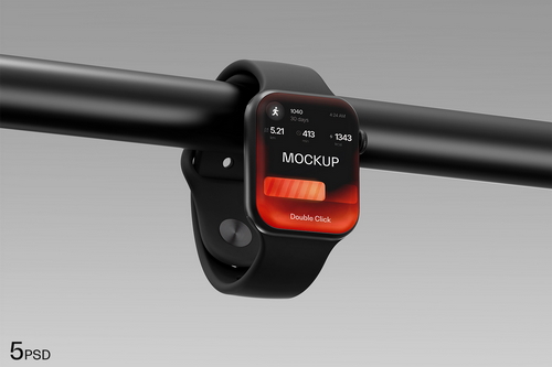 High Quality Smartwatch Mockup