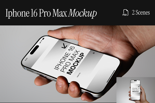 Iphone 16 Pro Max Mockup
