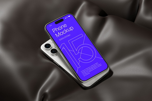 iPhone 15 - App Presentation Mockup