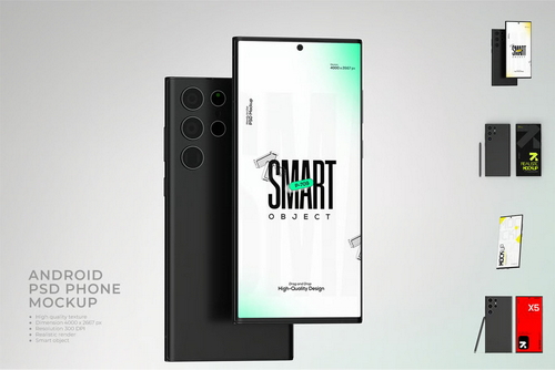 Android App Phone Screen Mockup