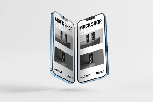 Modern Smartphone Mockup Set