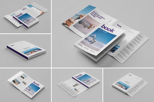 Soft Cover Book Jacket Mockup