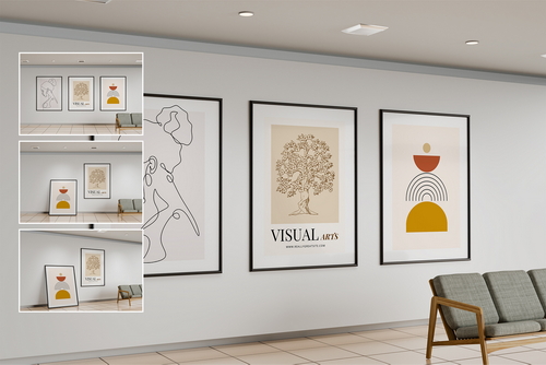 Gallery Frames Mockup