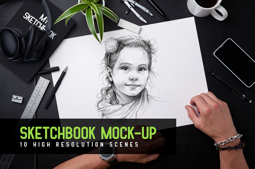 Sketchbook Mock-up