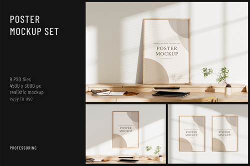 Poster Mockup Set