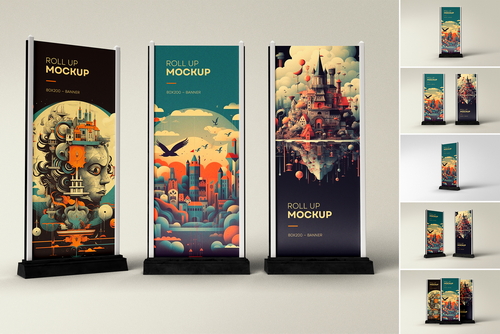 RollUp Banner Mockup