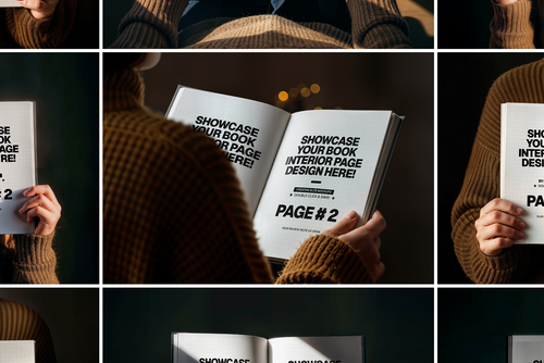 Open Book Mockup Collection