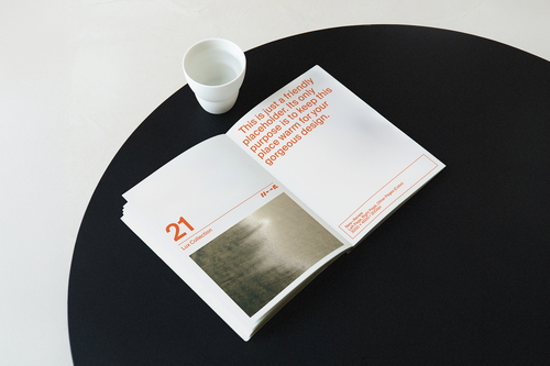 Corporate Brochure Mockup &mdash; LUX-21