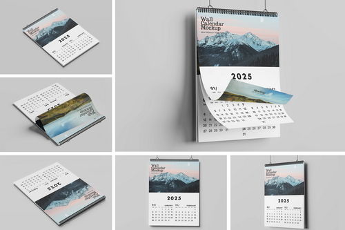 Wall Calendar Mockup