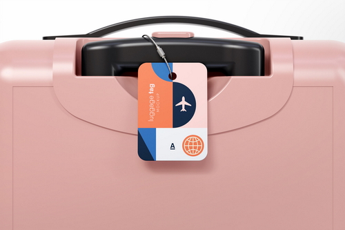 Luggage Tag Mockup