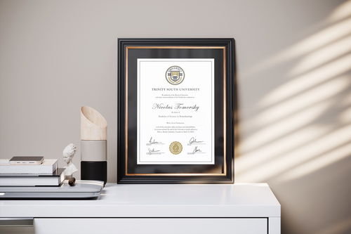 Award Document Frame Mockup