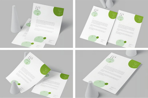 4 A4 Size Paper Mockups