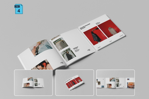 Square Magazine Mockup