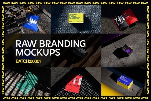 Raw Branding Mockups / Batch 00001