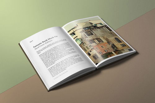 Hard Cover Book Mockup