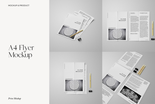 A4 Flyer Mockup