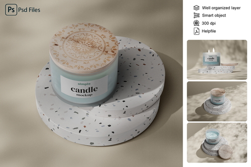 Candle Mockup