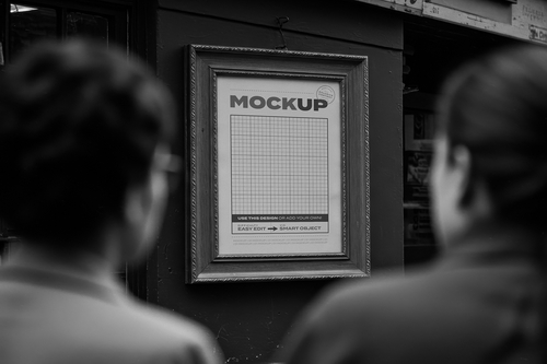 Vintage Retro City Billboards Sign Mockups