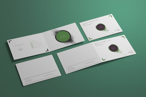A4 Bi-Fold Horizontal Mockups
