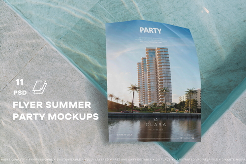 Flyer Mockups Summer Party