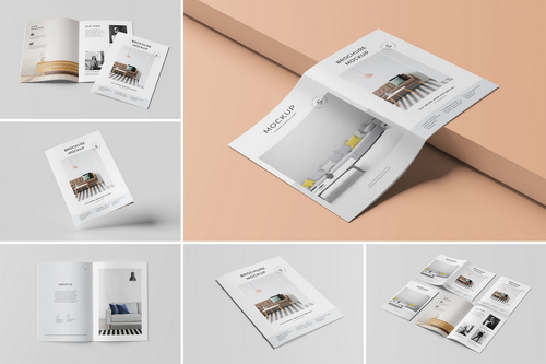 A4 Brochure Mockup