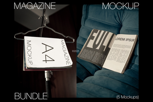Magazine Mockup Bundle