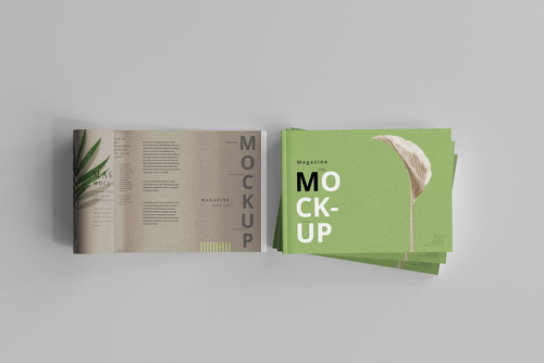 Landscape Magazine Mock-ups
